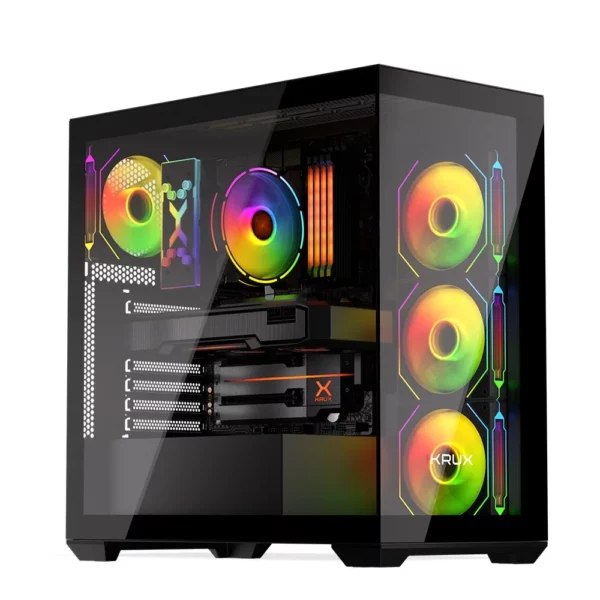 OBKRXEXO-1 Komputer RTX 5060 8GB OC / Ryzen 5 8400F / 32GB RAM DDR5 RGB / 1TB M.2 / KRUX EXO / Chłodzenie Wodne / 700W / Wi-Fi BT